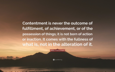 Happiness Is Not The Goal